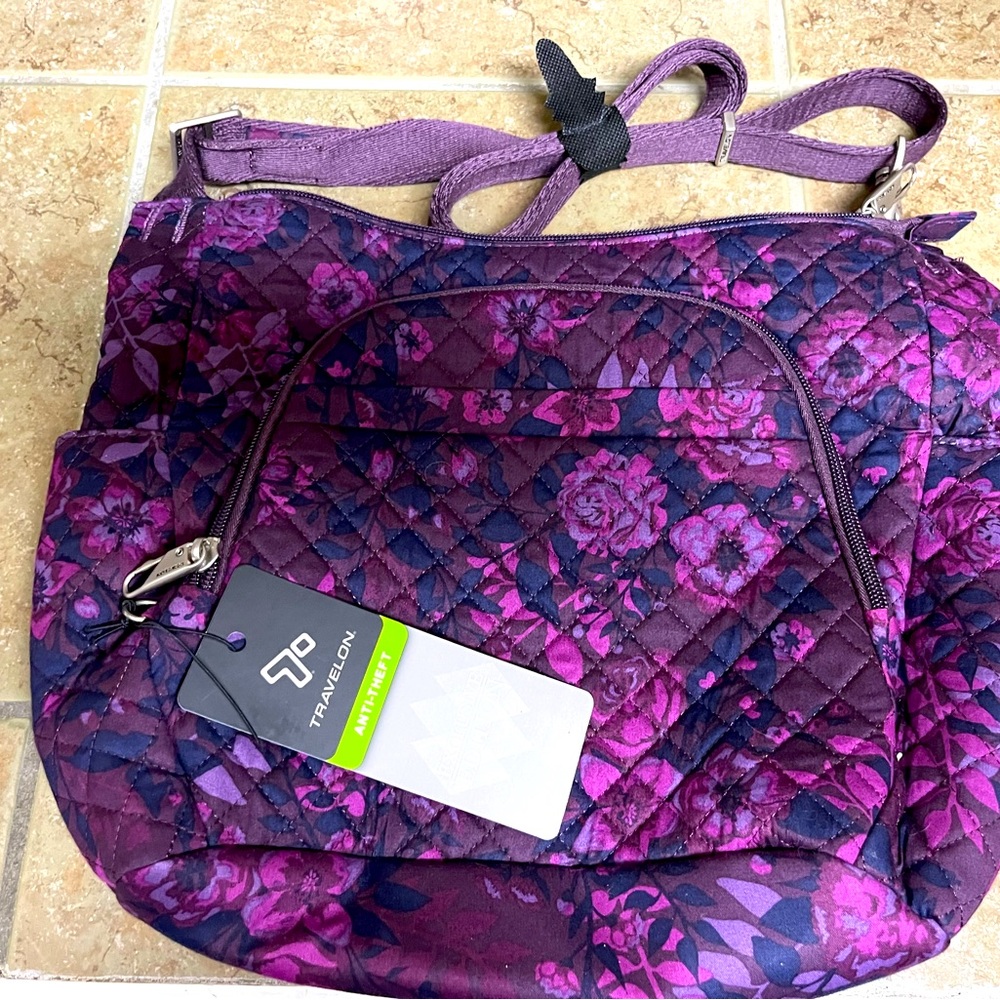 Travelon Purple Bag NWT
